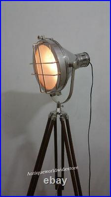 Vintage Old Strand Film Movie Theater Stage Lamp Light Tripod Light