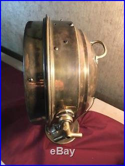 Vintage Original Brass Carlisle Finch Search Marine Boat Spotlight Light 10