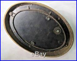 Vintage Original Marine Brass Nautical Ship Oval Wall Passage Light Piece 1