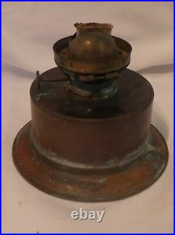 Vintage Original Masthead Copper Nautical Ships Oil Kerosene Light Lantern