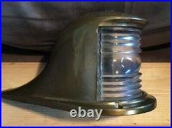 Vintage Perko Bow light BRONZE BOAT LIGHT Vintage Nautical Light Vtg Stern light
