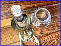 Vintage Perko Brass 6 Stern Light, Beehive Purple Glass, New Wiring/led