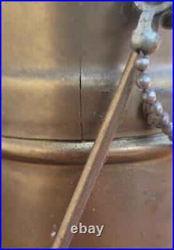 Vintage Perko Perkins Marine Lamp Carry Lantern Brass Light Beehive Top