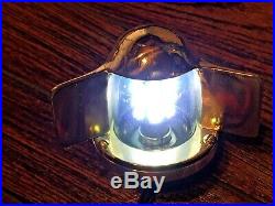 Vintage Perko Polished Bronze/brass Large Stern Light Low Draw Led Bulb
