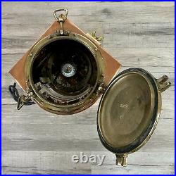 Vintage Polish Single Stacked Fresnel Lens Corner Running Light