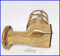 Vintage Polished Brass Nautical Industrial Explosion-Proof Light Fixture New