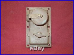 Vintage R & S Co. Ny Brass Industrial Ship Boat Nautical Light Switch Cast Iron