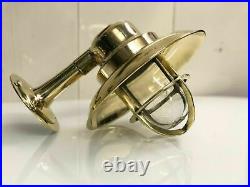 Vintage Reclaimed Salvaged Ship Antique Sconce Swan Light with Copper Shade 1pcs
