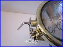 Vintage SHIP'S BRASS SEARCH Light / Lamp with STAND- SHIP'S 100% ORIGINAL (312)