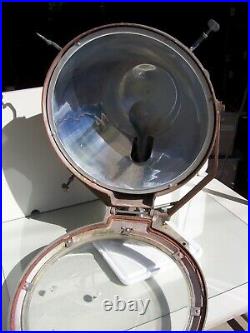 Vintage Ship Spot Light by Crouse-Hinds Huge 31 High 19 Lens Search Light