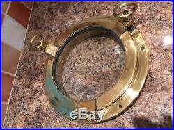 Vintage Ships Porthole 12 Brass. Not Light Marine Boat Yacht Nautical Salvage