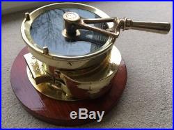 Vintage Ships Telegraph. J. W. Ray Light Brass / Bronze Yecht Marine Nautical