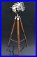 Vintage-Spot-Search-light-Nautical-Retro-Style-With-Wooden-Tripod-Stand-Item-01-wu