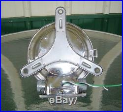 Vintage Stainless Steel Nautical Industrial Ceiling Light Rewired
