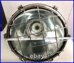 Vintage Stainless Steel Nautical Pendant Hanging Light Antique Hook Spot Lamp