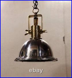 Vintage Style Marine Solid Aluminum & Brass Metal Ceiling Décor Pendant Light