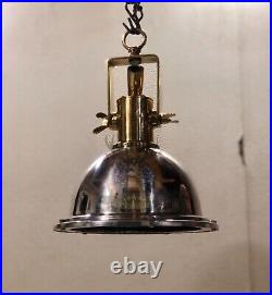 Vintage Style Marine Solid Aluminum & Brass Metal Ceiling Décor Pendant Light