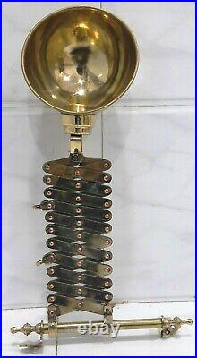 Vintage Style Nautical Brass New Scissor Lamp In Nice Condition 2 Piece
