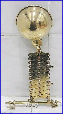 Vintage Style Nautical Brass New Scissor Lamp In Nice Condition 2 Piece