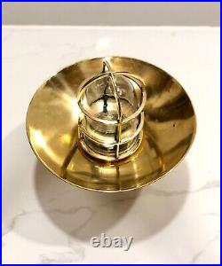 Vintage Style New Ceiling Mount Solid Brass Bulkhead Light Fixture With Shade