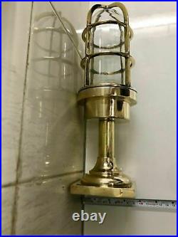 Vintage Style New Nautical Marine Mount Brass Passageway Bulkhead Light & Shade