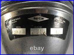 Vintage The Portable Light Co Kearny NJ Ray-Line Spotlight Model 61RFS 12 V