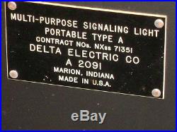 Vintage US Navy Mult-Purpose Signaling Light (new)