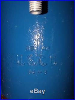 Vintage United States Coast Guard buoy light. New socket and wiring