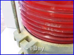Vintage Very cool Large USCG Lamp Light Red