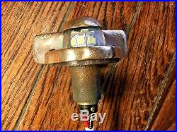 Vintage Wilcox Crittenden Bronze Teardrop Steaming Light, Led Bulb