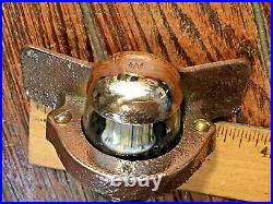 Vintage Wilcox Crittenden Bronze Teardrop Steaming Light, New Socket & Led Bulb
