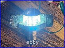 Vintage Wilcox Crittenden Teardrop Batwing Glass Lens Stern Light New Wire/led