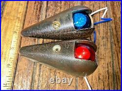 Vintage Wilcox Crittenden Teardrop Running Lights New Wiring/leds/seals/lenses