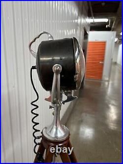 Vintage Yacht Searchlight, The Portable Light co. Half Mile Ray, Nautical Lamp