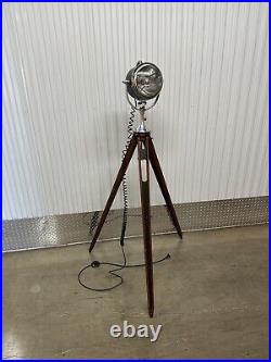 Vintage Yacht Searchlight, The Portable Light co. Half Mile Ray, Nautical Lamp