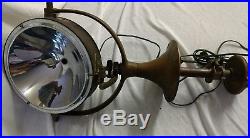 Vintage/antique one mile ray ship search spot light made of copper/brass