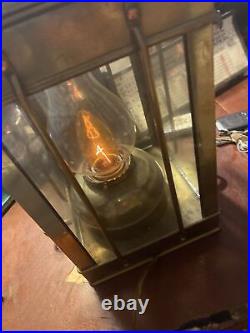 Vintage cargo light no. 3954 great britain 1939 bras lattern lamp