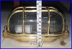 Vintage model new style marine brass passage way bulkhead cover light 2 piece