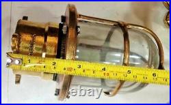 Vintage nautical marine ship Brass passage light 10 pieces 100% original