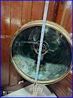 Vintage nautical marine ship old brass fox light with old brass stand 20 kg