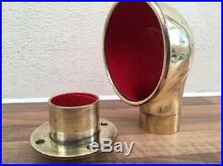 Vintage ships / boat / yacht Brass air vent. Not light Marine Nautical