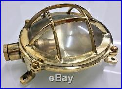 Vintage style new marine brass ship nautical turtle style passage light 2 piece