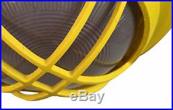 Vintage wall/ceiling nautical yellow light