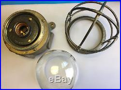 Vtg Lovell Lamp/Lantern/Light Caged Globe Arlington, NJ Brass Bronze