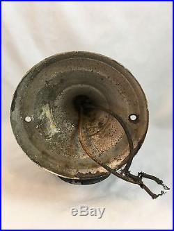 Vtg Nautical Porch Sconce Wall Light Fixture Industrial Outdoor 1940s Cage Tudor