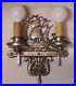 Vtg-Nautical-Sconce-Antique-Light-Fixture-Brass-Nickel-Ship-Serpent-Rewired-B9-01-eabe