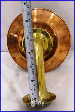 Wall Light Outdoor Nautical Vintage Style Brass With Copper Shade New 2 Piece