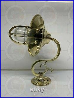 Wall Mount Bulkhead Light Fixture Sonce Nautical Style Made Of Brass