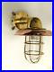 Wall-Mount-Vintage-Brass-Nautical-Swan-Light-with-Copper-Shade-Junction-Box-01-lfpv