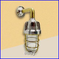 Wall Sconces Nautical Marine Aluminum & Brass Vintage Sconce Light
